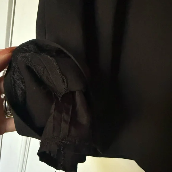 Helmut Lang Black Long Sleeve shift dress M $295 - Picture 10 of 14